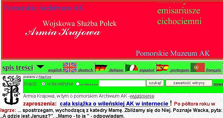 [Armia Krajowa, w tym pomorskie Archiwum AK]